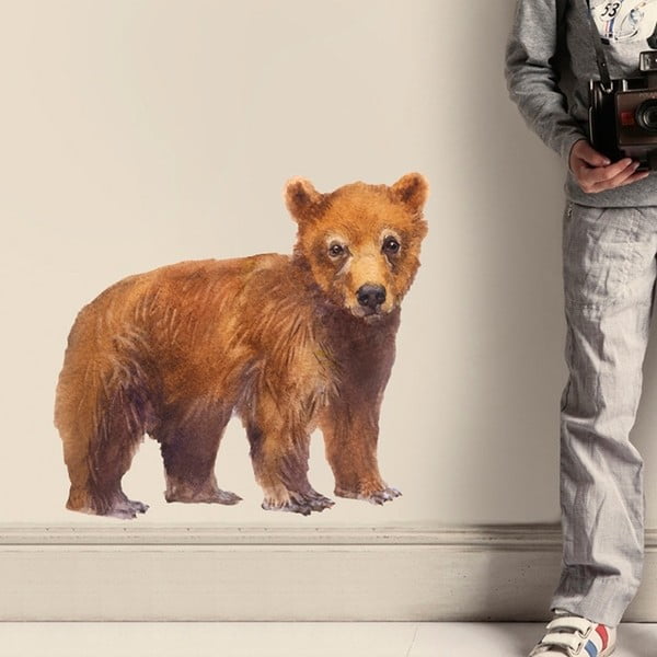 Autocolant refolosibil Bear, 50x46 cm