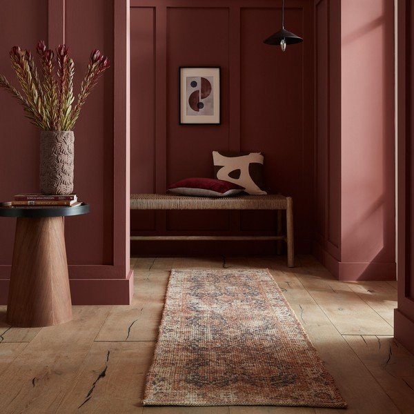 Covor tip traversă în culoare naturală handmade din amestec de iută 60x230 cm Miley – Flair Rugs-image-1