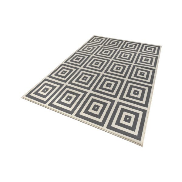 Covor Zala Living Mono, 70 x 140 cm, gri - alb-image-2