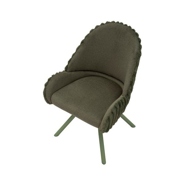 Set de scaune de sufragerie verde cu cotiere 2 buc. tapițat Stockholm – Mauro Ferretti-image-3