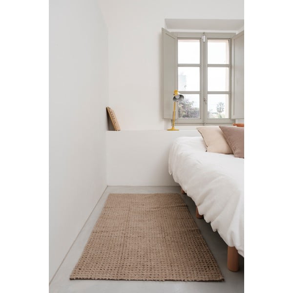 Covor în culoare naturală lavabil, țesut manual din lână 140x200 cm Unexpected Wool – Lorena Canals-image-2