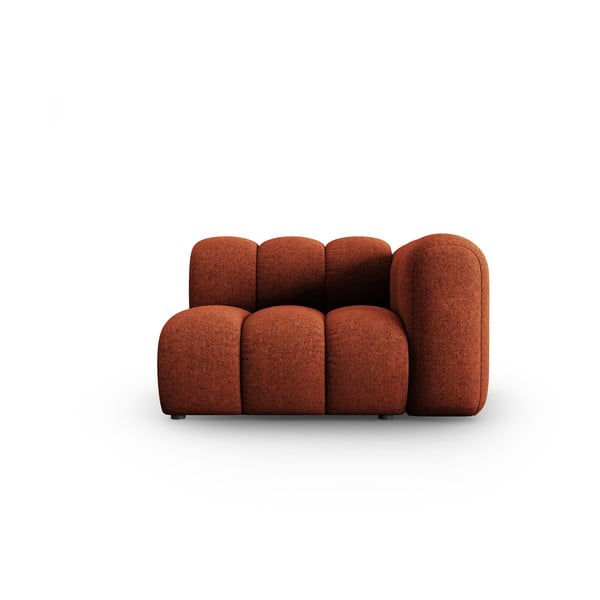 Modul pentru canapea cărămiziu (cu colț pe partea dreaptă) Lupine – Micadoni Home