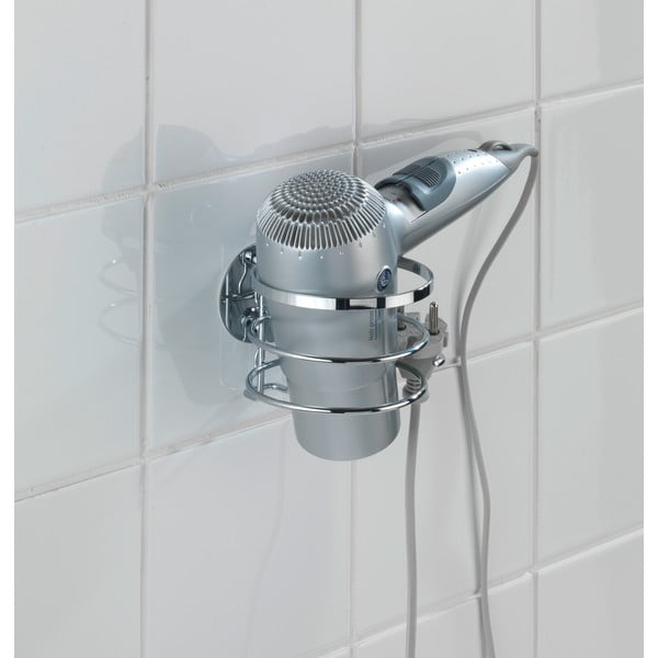 Suport autoadeziv pentru uscătorul de păr Wenko Turbo-Loc, până la 40 kg-image-1