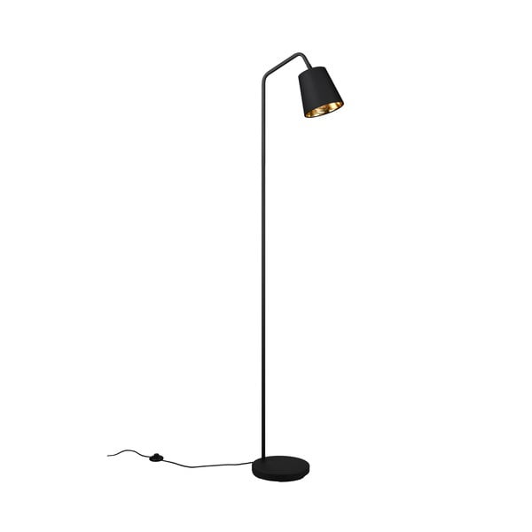 Lampadar negru cu abajur textil (înălțime 148 cm) Buddy – Reality-image-3