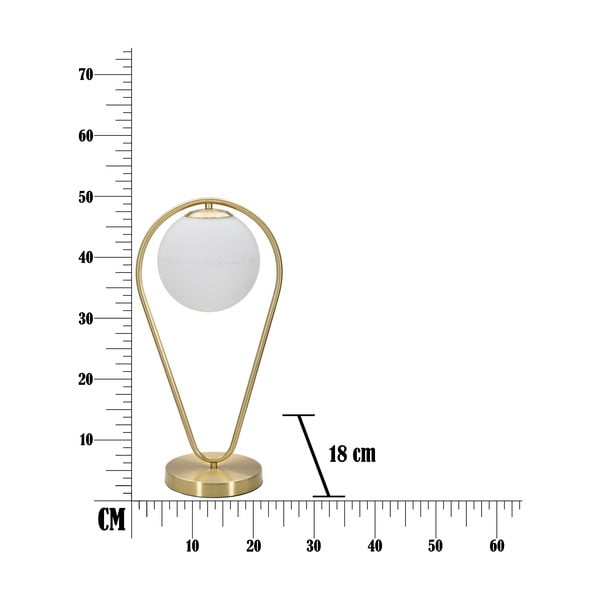 Veioză Mauro Ferretti Glamy Drop, auriu-image-4