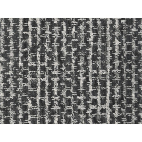 Taburet gri închis cu tapițerie din chenille Georgia – Micadoni -image-2