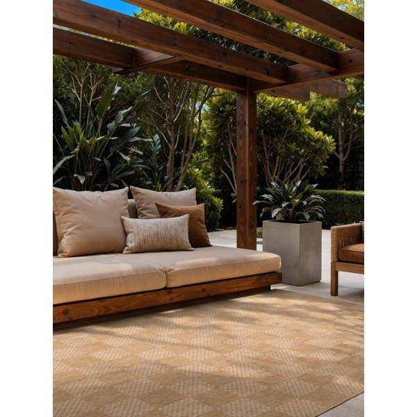 Covor pentru exterior și interior crem/în culoare naturală 160x230 cm Haringey Dorothy – Ted Baker-image-1