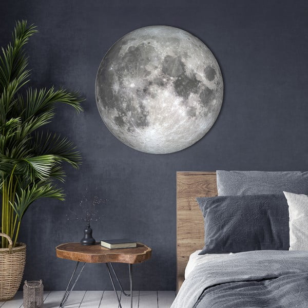 Tablou ø 70 cm The Moon – Malerifabrikken-image-1