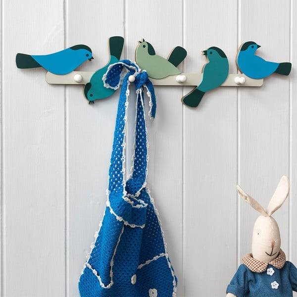 Cuier de perete albastru Garden Bird – Rex London-image-2