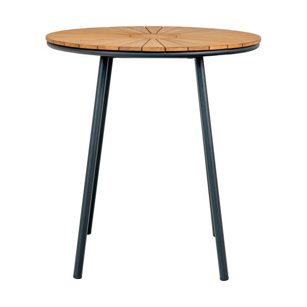 Masă  de grădină rotundă din lemn de tec ø 70 cm Cleveland – House Nordic