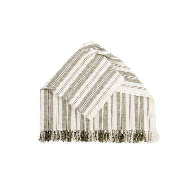 Pătură verde din bumbac 150x200 cm Indira – Tiseco Home Studio-image-3