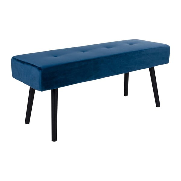 Bancă tapițată cu catifea Bonami Essentials Skiby, albastru-image-2