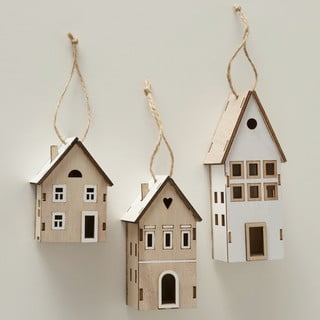 Set 3 decorațiuni de agățat Boltze Nordy