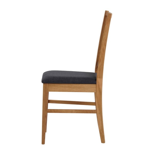 Scaun de dining din lemn de stejar Rowico Mimi, maro-image-3