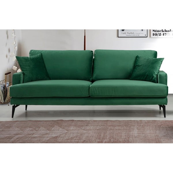 Canapea verde 205 cm Papira – Balcab Home-image-2
