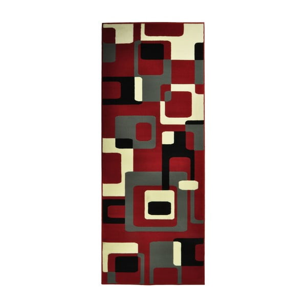 Covor tip traversă Hanse Home Hamla Retro, 80x150 cm, roșu