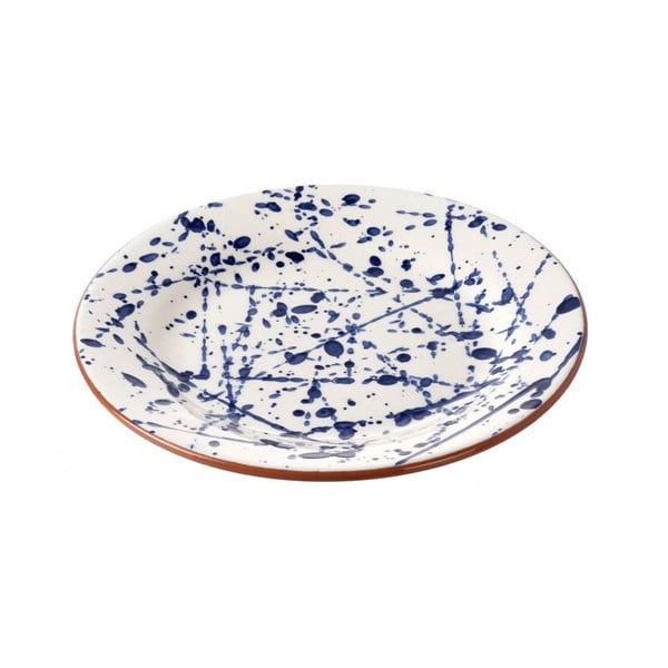 Farfurie din ceramică Parlane Blue Art, 22 cm