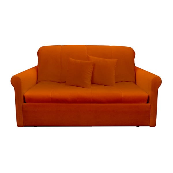 Canapea extensibilă cu 2 locuri 13Casa Greg, portocaliu