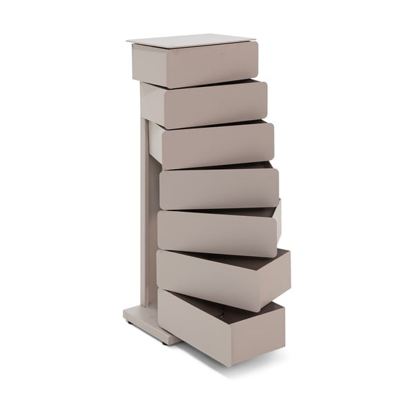 Comodă taupe din metal 37x99x26 cm Joey – Spinder Design-image-3