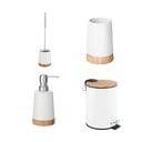 Set de accesorii de baie alb din ceramică Bamboo – Wenko