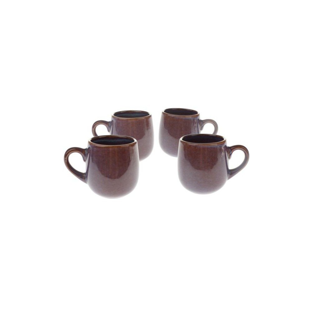 Căni mov 4 buc. pentru espresso din ceramică 100 ml – Dakls