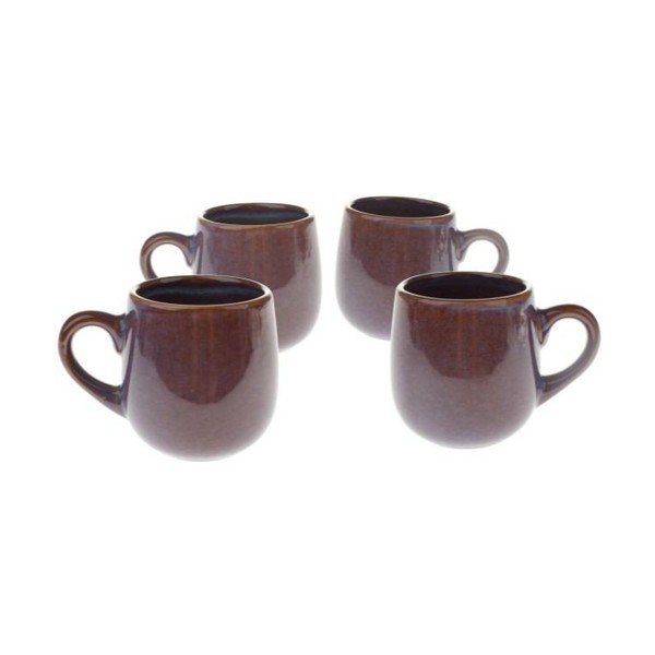 Căni mov 4 buc. pentru espresso din ceramică 100 ml – Dakls