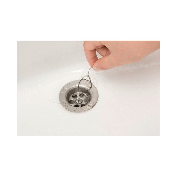 Set 2 site pentru chiuvetă Wenko Hair Retention Sieve, argintiu-image-2