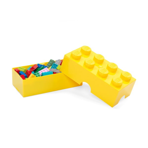 Cutie de depozitare pentru copii  galbenă din plastic 20x10x7 cm – LEGO®-image-2