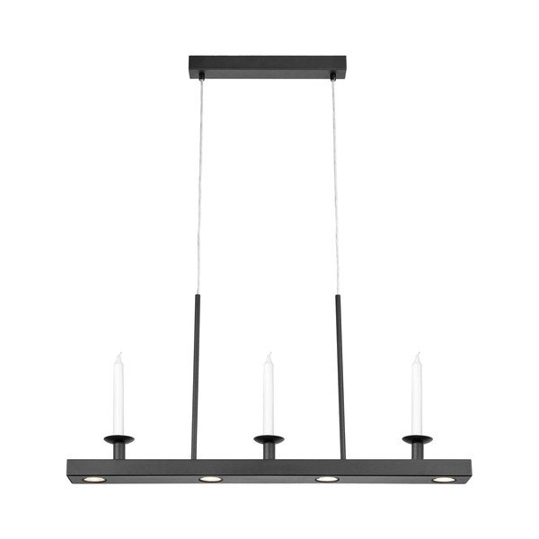 Lustră neagră LED cu intensitate reglabilă din metal Dining – Markslöjd