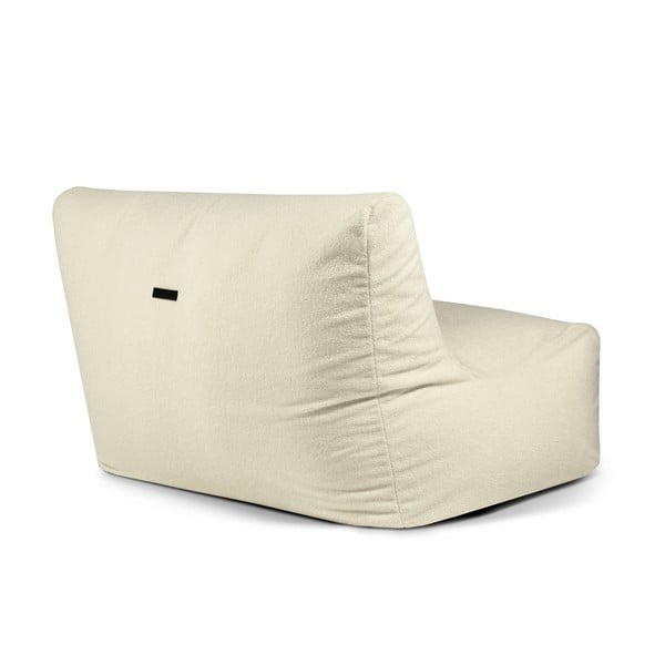 Fotoliu bean bag maro cu tapițerie din țesătură bouclé Sofa Seat Lounge – SLOWDOWN-image-4