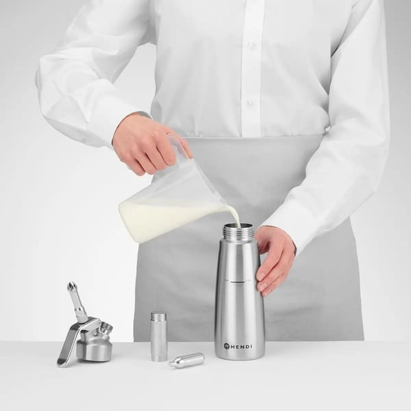 Sticlă din oțel inoxidabil pentru frișcă Hendi Profi Line, 0,5 l-image-1