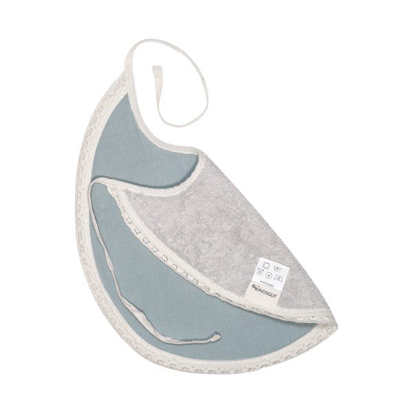 Bavețică din muselină Kindsgut Paris, gri-image-4