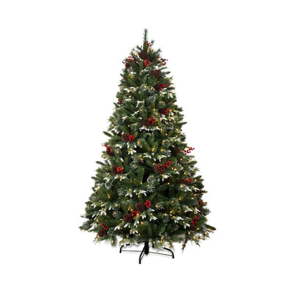 Brad artificial de Crăciun înălțime 210 cm Snowy Pine LED – Můj Stromeček
