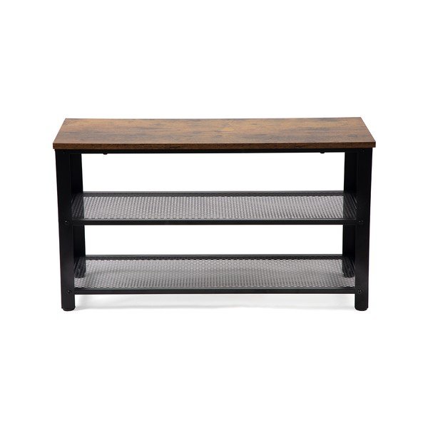 Pantofar negru din oțel 80x45x30 cm Arne – Bonami Essentials-image-2