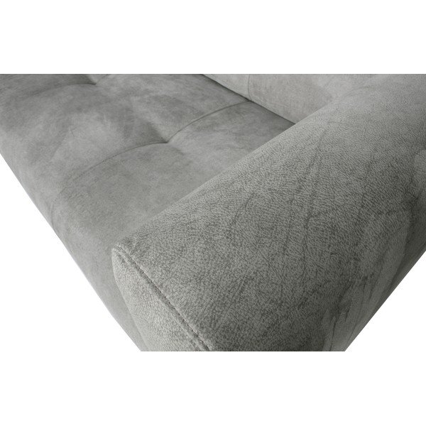 Canapea din imitație de piele vtwonen Skin, gri deschis, 250 cm-image-1