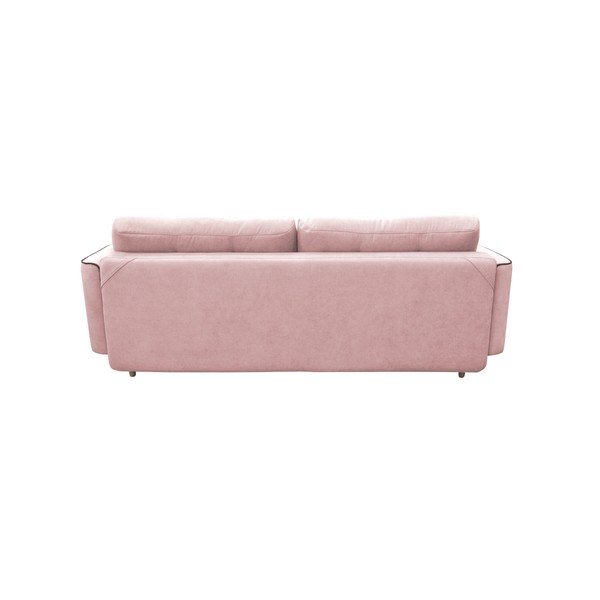 Canapea extensibilă cu 3 locuri Mazzini Sofas Ivy, roz-image-3