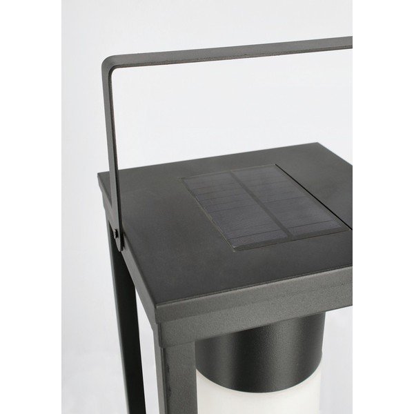 Felinar cu LED negru solar/cu USB (înălțime 75 cm) Solar – Bizzotto-image-3