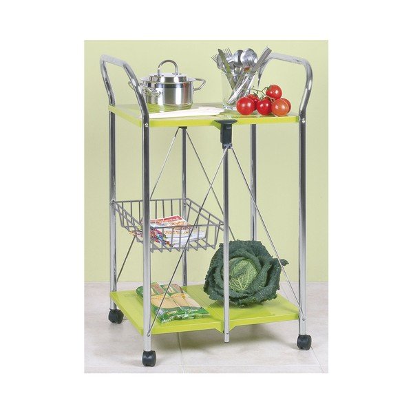 Măsuță de bucătărie cu roți Wenko Sunny Green-image-2