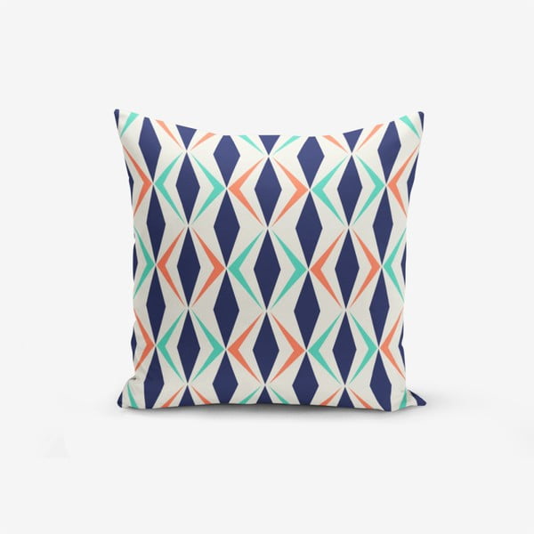 Față de pernă cu amestec din bumbac Minimalist Cushion Covers Colorful Geometric Design, 45 x 45 cm