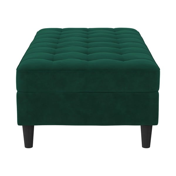 Taburet verde cu tapițerie din catifea Presley – Støraa-image-3