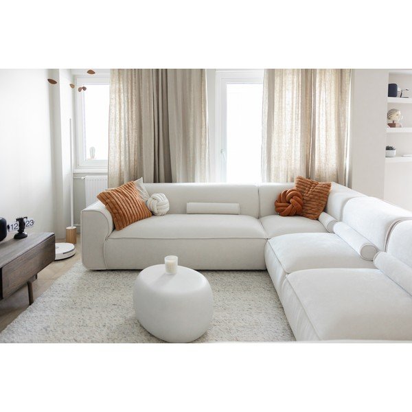 Colțar crem (cu colț pe partea dreaptă/în formă de "U") Flex Felix – Miuform-image-3