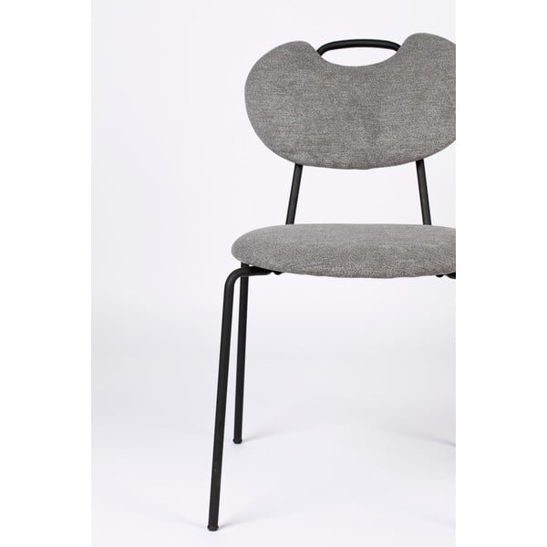 Scaune de dining gri 2 buc. Aspen – White Label-image-1