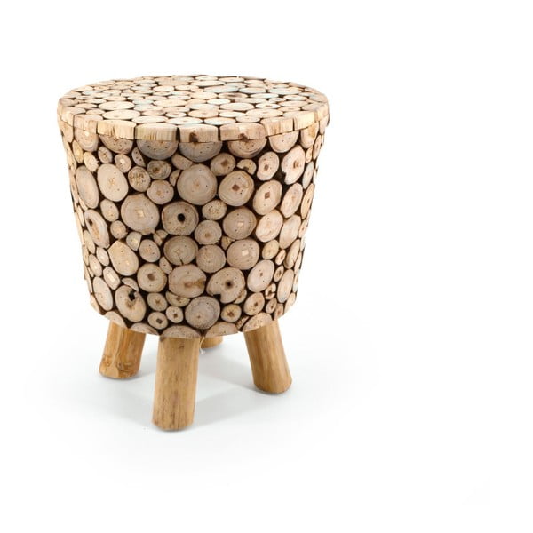 Scăunel din lemn de tec Moycor Marsella Spheres