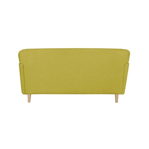 Canapea pentru 2 persoane Kooko Home Funk, galben-image-3