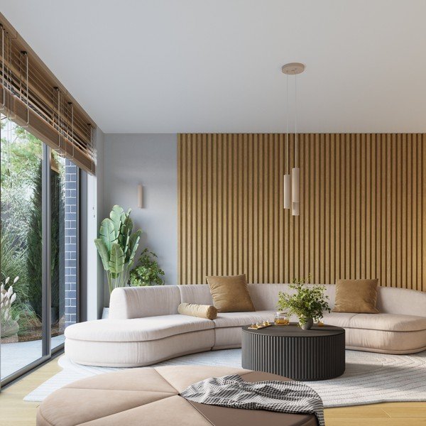 Lustră taupe din metal ø 19,5 cm Gleam – Sollux-image-2