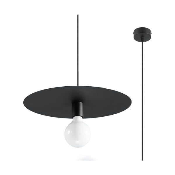Lustră neagră ø 40 cm Livago – Nice Lamps