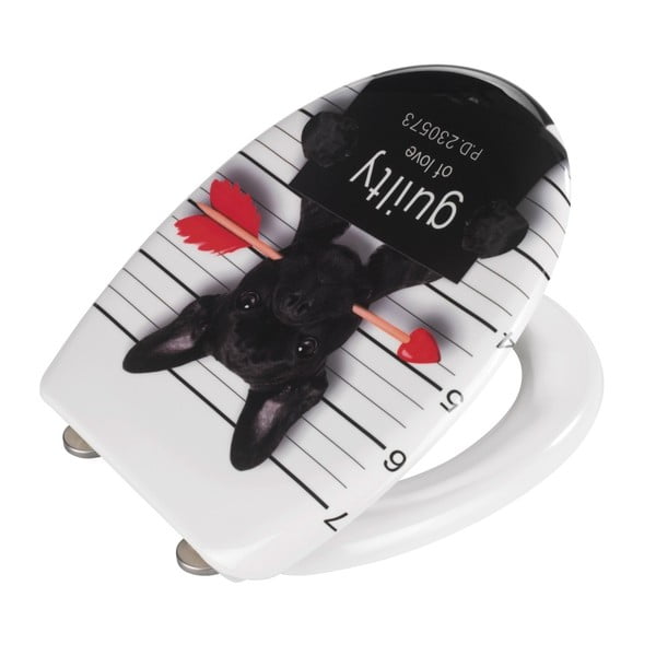 Capac WC 37,5 x 41,5 cm Easy-Close (cu închidere automată) Guilty Dog – Wenko-image-2