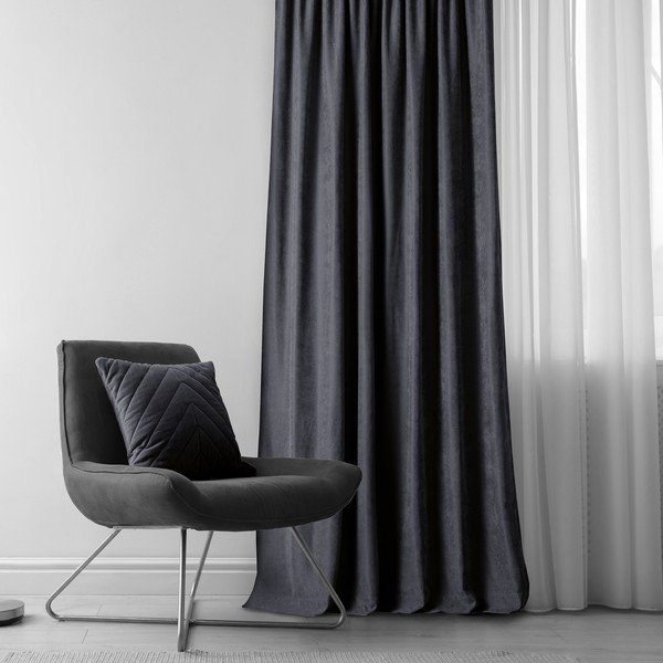 Draperie gri antracit 140x270 cm Milana – Homede-image-1