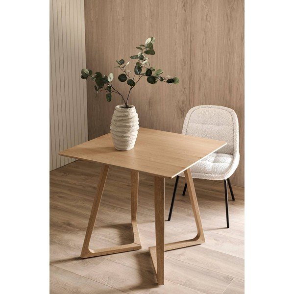 Masă de dining din lemn de stejar 75x80 cm Gradie – Ellos Home-image-1