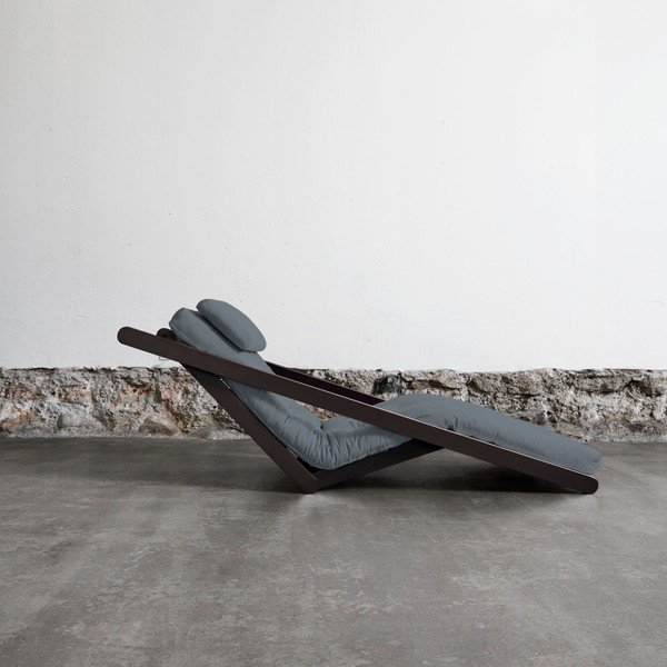 Șezlong extensibil Karup Figo Wenge/Gris-image-1